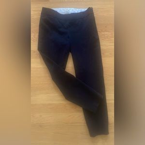 J Crew Womens Blue Stretch Side Zippered Pant - size 00